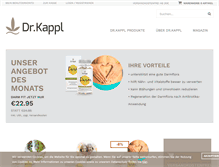 Tablet Screenshot of dr-kappl.de